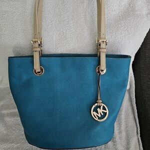 Michael Kors Blue Tote Bag